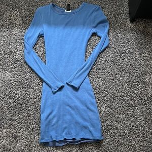 Blue mini dress